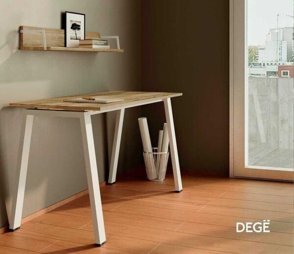 Estante Flotante Con Mensula. Melamina- Caño. 60 X 22 X 10