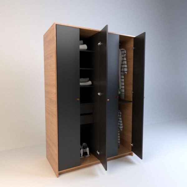 Ropero Placard 4 Puertas, 2 Cajones. 1.20 X 1.80- Cod. 6005