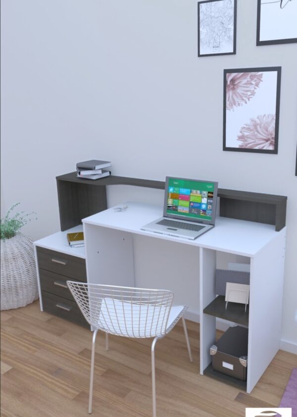 Escritorio Organizador Con 3 Cajones 150 X 90 X 45- Oes 107