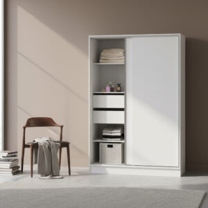 Ropero Placard 2 Puertas Corredizas- 2 Cajones Int. Plo 135