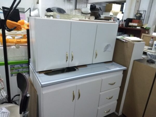 D_941844-MLA32198770099_092019-F.jpg Oferta Bajo Mesada + Alacena 1.20 Mts. Con Mesada Acero Inox