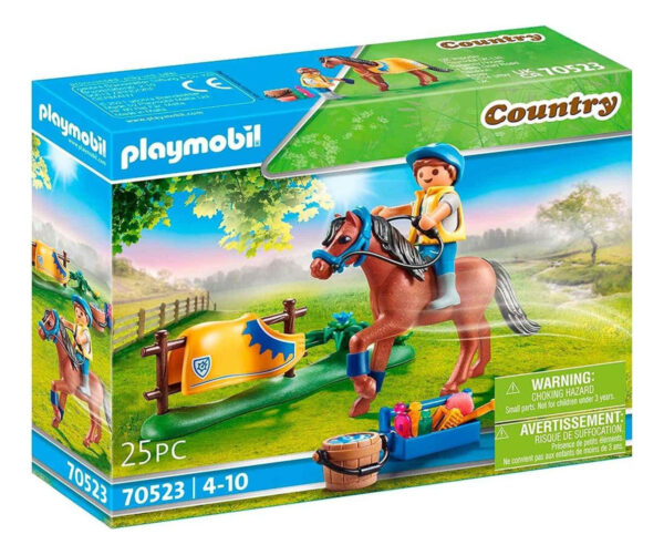 D_941994-MLA83748643011_042025-F.jpg Pony Galés Coleccionable Playmobil 18.66x14.19x4.70cm Multicolor