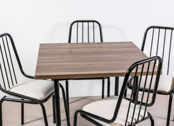 D_942250-MLA72144552450_102023-F.jpg Combo Cocina Mesa Melamina 90 X 90 + 4 Sillas Amelia Comb23