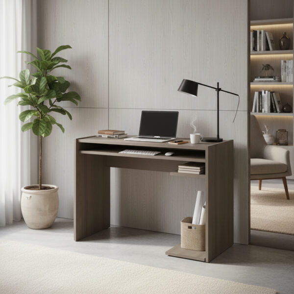 Mesa Escritorio Para Pc- Notebooks Melamina 18 Mm Cod 830 Br