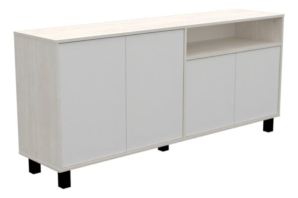 Vajillero Mosconi Bahiut 4 Puertas Doors Color Venezia Fr. Blanco