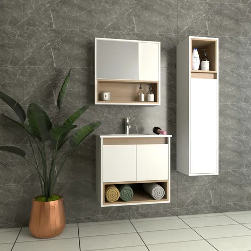 Vanitory Colgante 60 Cm Con Bacha 1 Agujero Cod. 3182