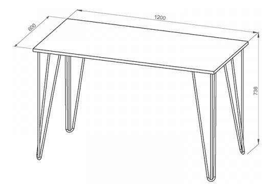 Mesa De Cocina Comedor Melamina. 1,20 X 0,60- Mkh120