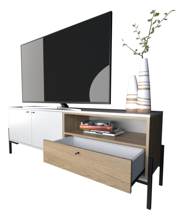 D_945927-MLA72574947990_112023-F.jpg Rack Para Tv Led 1.50 X 0.55 Patas De Caño Cod. 4251-