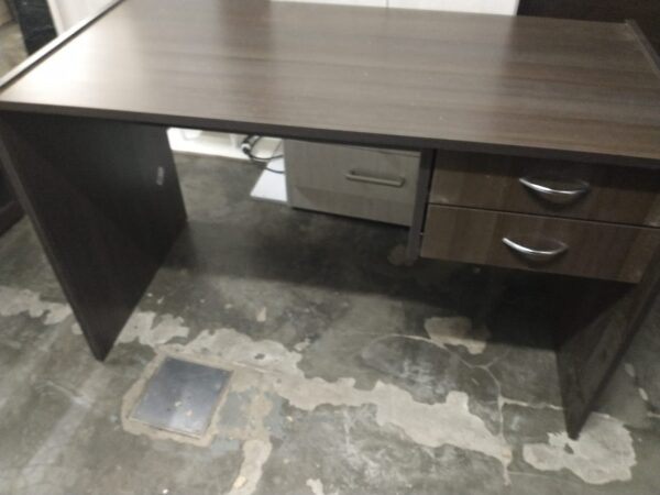 D_946903-MLA45412708308_042021-F.jpg Mesa Escritorio Pc- 2 Cajones Melamina 18 Mm. 120cm Cod 901