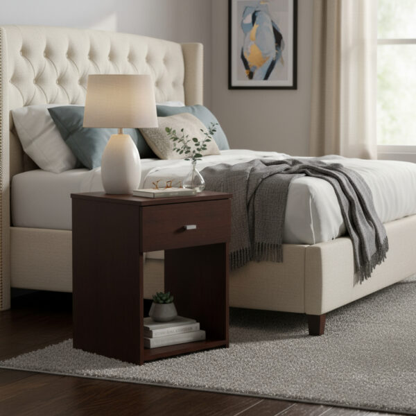 Mesa De Luz 1 Cajon, Espacio- 38 X 56 X 38- Cod. 56866