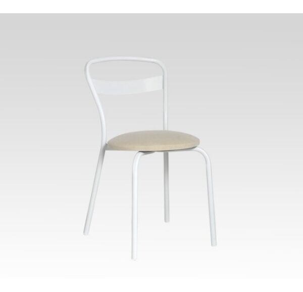 Mesa Cuadrada Melamina 85 X 85 + 4 Sillas De Caño Milano