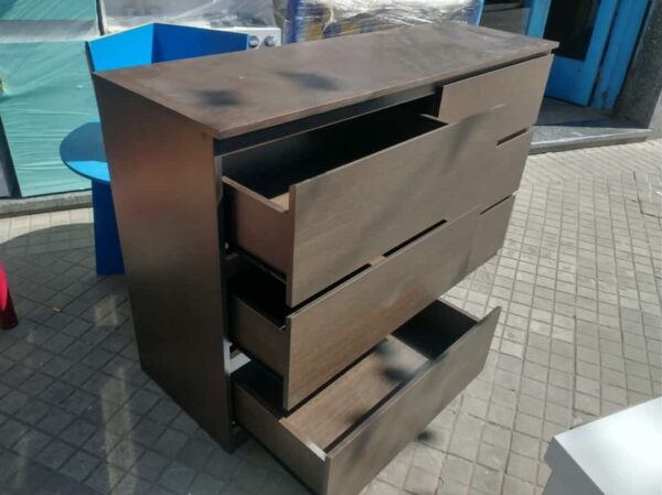 Comoda Chiffonier Cajonera 6 Cajones Mdf- 140 X 85 X 44