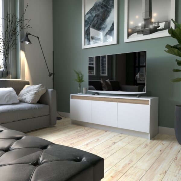 D_950622-MLA49481476548_032022-F.jpg Rack Mesa Tv Bahiut Con Puertas 135 X 53 X 36- Cod. 1151