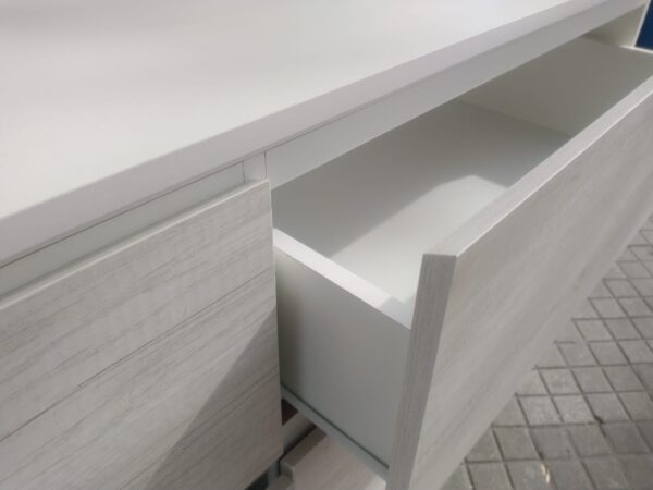 Comoda Chiffonier Cajonera 6 Cajones Mdf- 140 X 85 X 44