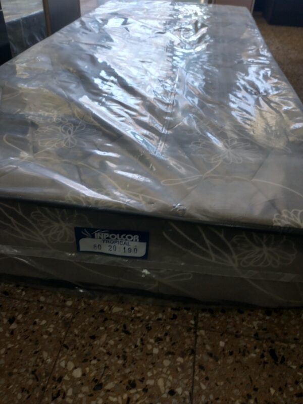 Colchon Espuma 1 Plaza 0.80 Mts. Tela Sabana. Tropical 80-20