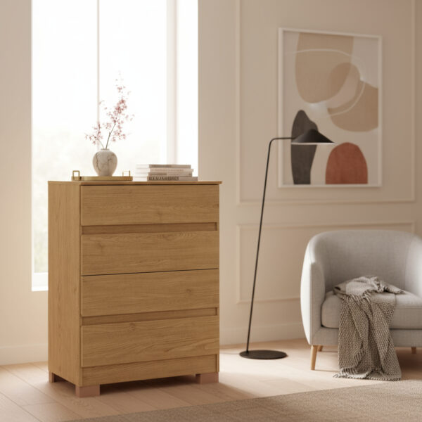 D_954965-MLA92856256860_092025-F.jpg Cómoda Chifonier Cajonera 4 Cajones 72 X 97 X 45 Maia 5082 A