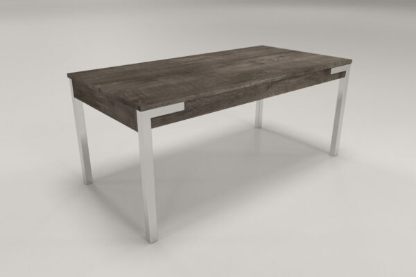 Mesa Cocina Comedor Extensible 140 A 185 X 0.90. B. Cromado