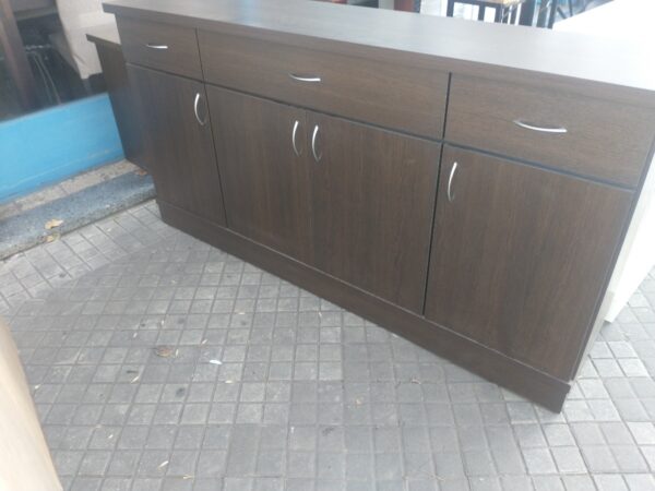 Bahiut Vajillero Melamina 1.80 X 0.90 4 Puertas 3 Cajones