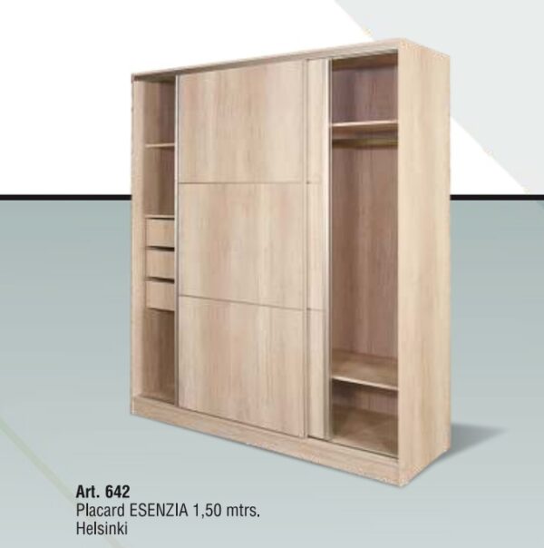 Ropero Placard Organizador 2 Puertas 2 Caj 150 X 205 Cod 642
