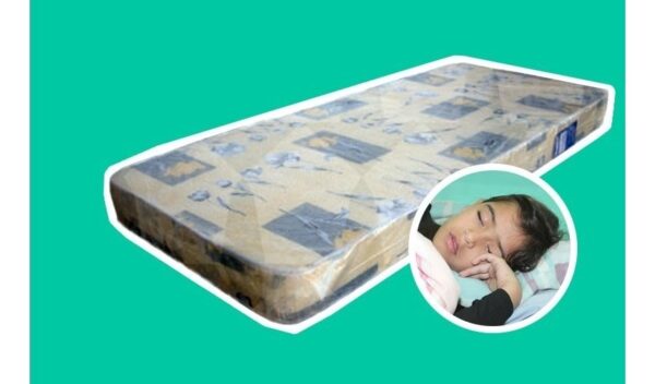 Colchon Espuma 1 Plaza 0.80 Mts. Tela Sabana Matelasseado Tropical 80-18