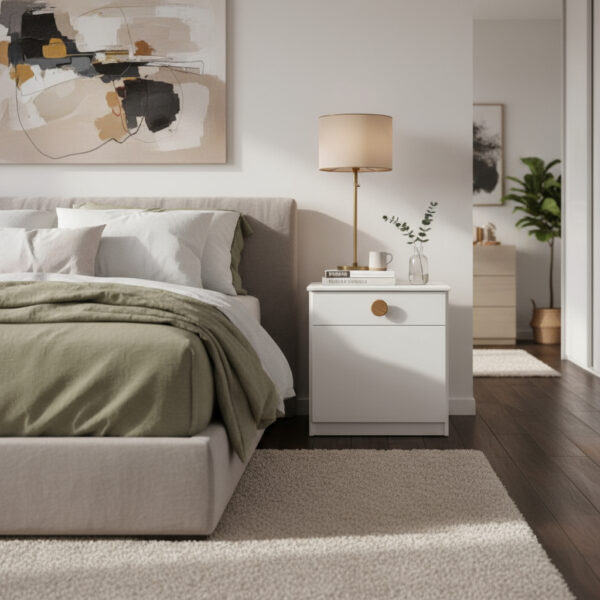 D_959154-MLA93328838599_092025-F.jpg Mesa De Luz Elegante Infantil -mdf Laqueado 1 Cajon 1 Pta