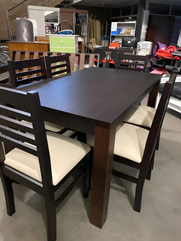 Mesa Cocina Comedor Corpus- 150 X 90 Pino Lustrado