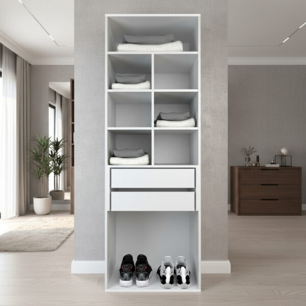 D_962026-MLA93863595825_092025-F.jpg Modulo Interior De Placard, 2 Cajones, Estantes Cod. 6506