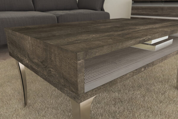 D_962850-MLA72165978489_102023-F.jpg Mesa De Living Luar- Elevable- Patas Cromadas- 90 X 56