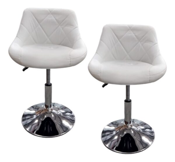 D_965278-MLA52024193504_102022-F.jpg Taburete Banqueta Curtis- Caño Cromado Asiento Y Resp. Tapiz