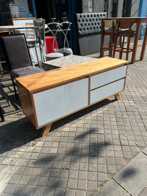 D_966564-MLA87568014314_072025-F.jpg Rack Mesa P- Tv Led 2 Puertas, 2 Cajones 140 X 60. Paraiso B