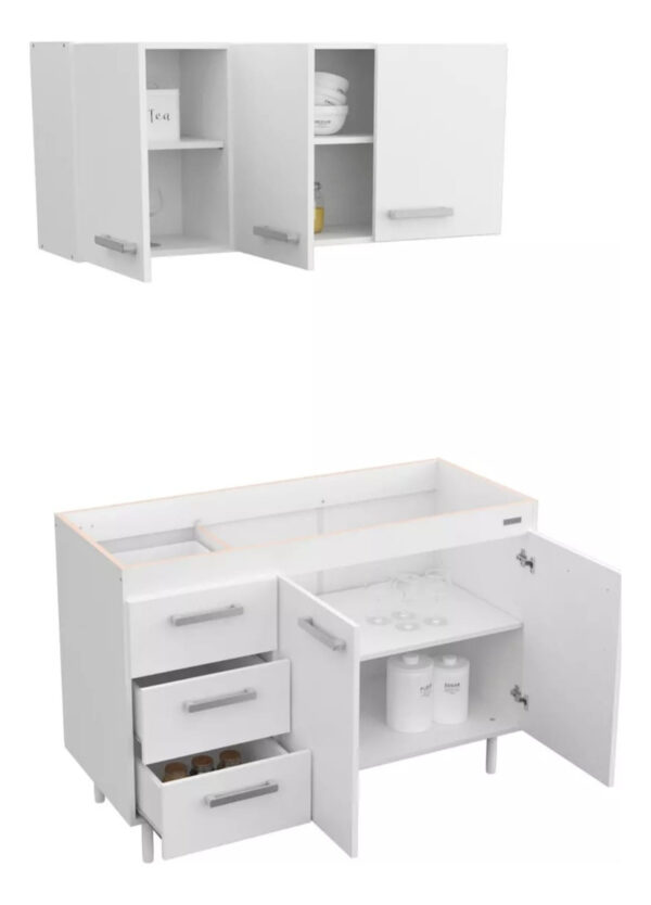 Combo Bajo Mesada + Alacena 120 Cm X 50 Cod. 10139