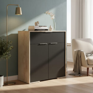 Comoda Chiffonier Duo 1 Cajon 2 Puertas- 90 X 80 X 40 Dld 03