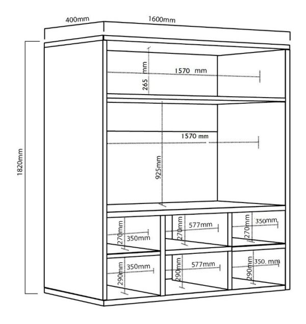 D_967838-MLA49407104372_032022-F.jpg Mesa Rack Home Vision P- Tv 65 2 Puertas Y Estantes- Dvs 05