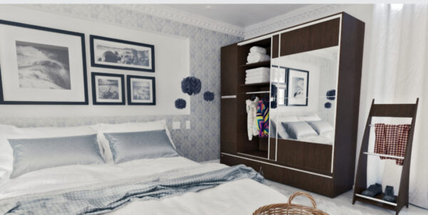 Perchero Valet Pantalonera, Zapatero Con Aluminio. 120 X 47