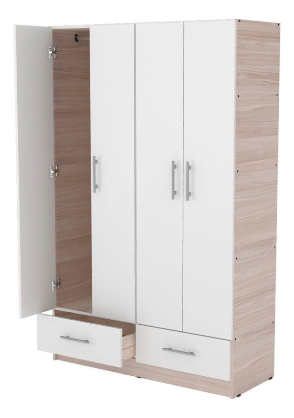 D_969696-MLA85728261792_062025-F.jpg Placard Ropero 4 Puertas, 2 Cajones 1.14- 1.80- 0.47 Dpb 114