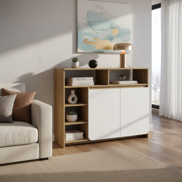 Bahiut Rack Vajillero 2 Puertas - Estantes Cod. 405270