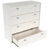 Comoda Cajonera Chifonier 4 Cajones 90 X 92 X 47. Nature