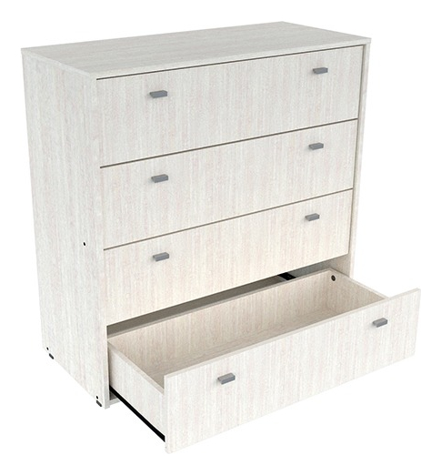 Comoda Cajonera Chifonier 4 Cajones 90 X 92 X 47. Nature