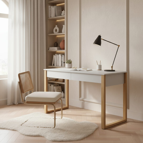 Escritorio Con 2 Cajones Cod. 334083 Linea Woodlike 120 X 52