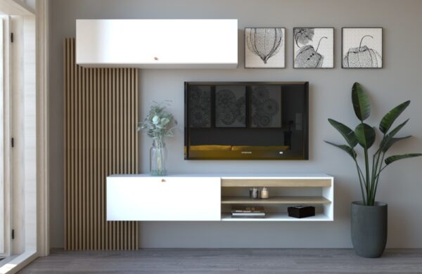 Panel Rack Organizador Flotante P- Tv.- 220 X 190. Cod. 1111