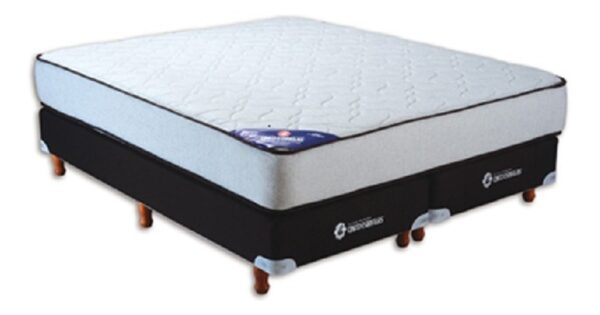 Conjunto Sommier Resorte Reforzado 1.40-1.90 Cinco Estrellas