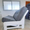 Futon Sillon Cama Mod. Morgan Con Colchon De Placa De Espuma