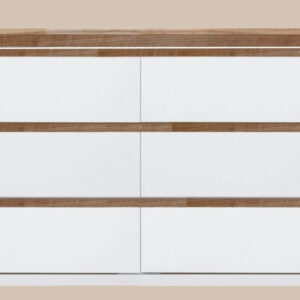 Comoda Chiffonier Laqueada Paraiso 6 Cajones Duna- 110-80-38