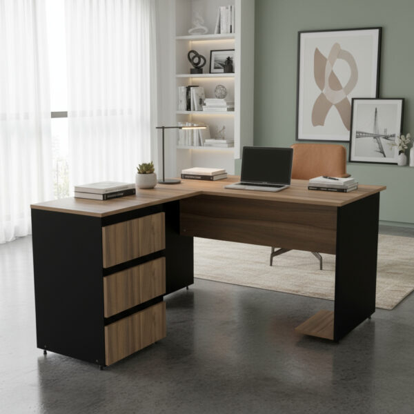 Escritorio P- Oficina Con Cajonera 1.20 X 0.70 3911- 7303