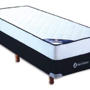 Conjunto Sommier Espuma Single 80 X 190 X 20 Cinco Estrellas