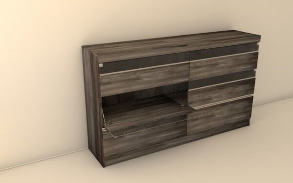 Bahiut Vajillero Tempo Max 1.80 X 1.02. Puertas Con Pistones