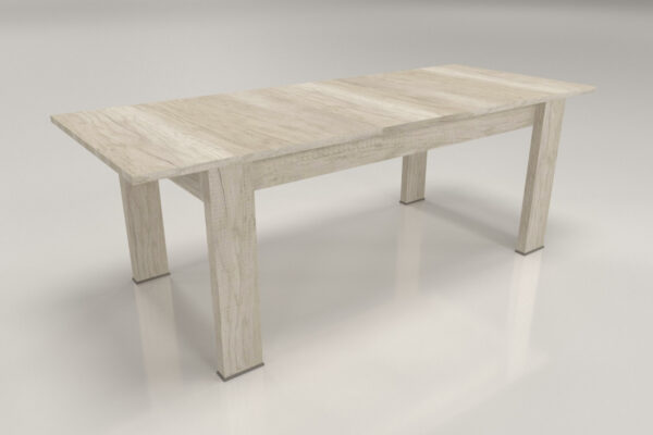 Mesa Cocina Comedor Capri 140 A 1.85 X 90- Patas Melamina