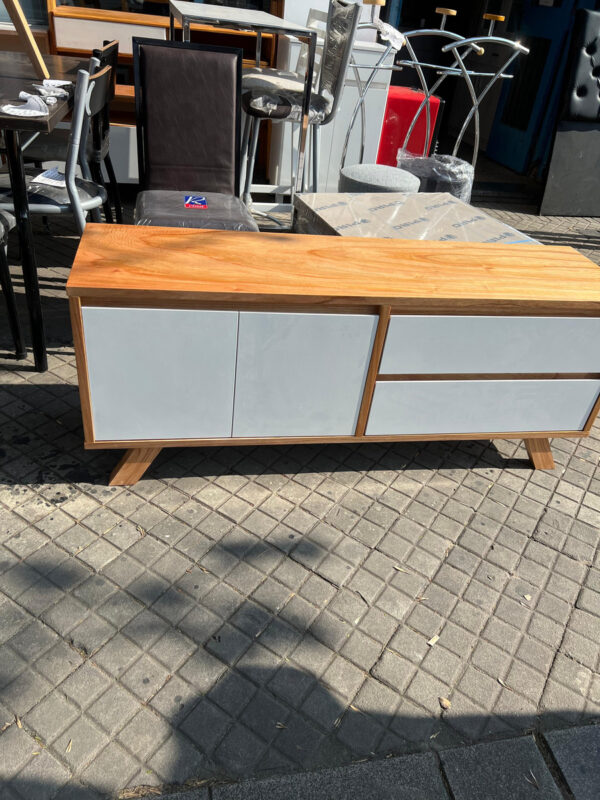 D_987626-MLA87899632465_072025-F.jpg Rack Mesa P- Tv Led 2 Puertas, 2 Cajones 140 X 60. Paraiso B