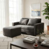 Sillón Living Recto 2 Cuerpos- Premium + Cubo