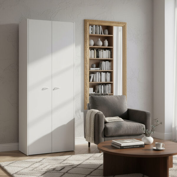 D_991046-MLA93328704859_092025-F.jpg Biblioteca Organizador Oficina 2 Ptas. Estant 76 Cm. Cod 930